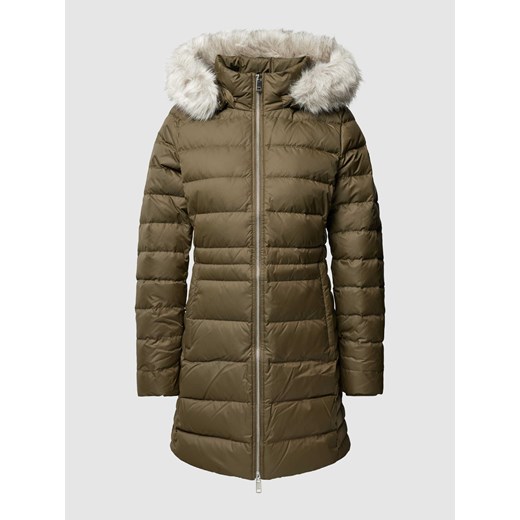 Płaszcz pikowany z kapturem ze sklepu Peek&Cloppenburg  w kategorii Płaszcze damskie - zdjęcie 168084970