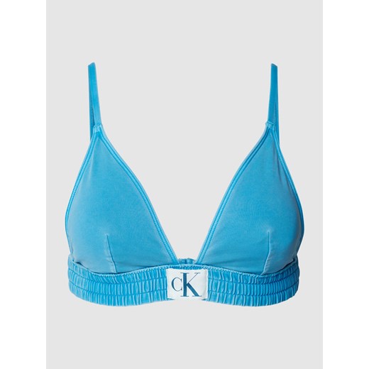 Top bikini z naszywką z logo Calvin Klein Underwear XS Peek&Cloppenburg  promocyjna cena