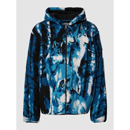 Kurtka z polaru z kapturem ze sklepu Peek&Cloppenburg  w kategorii Kurtki męskie - zdjęcie 168086404