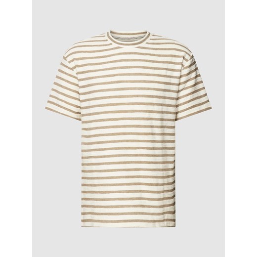 T-shirt ze wzorem w paski model ‘AKKIKKI’ ze sklepu Peek&Cloppenburg  w kategorii T-shirty męskie - zdjęcie 168086844