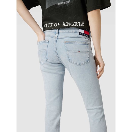 Jeansy o kroju skinny fit z 5 kieszeniami model ‘SOPHIE’ Tommy Jeans 27/30 wyprzedaż Peek&Cloppenburg 