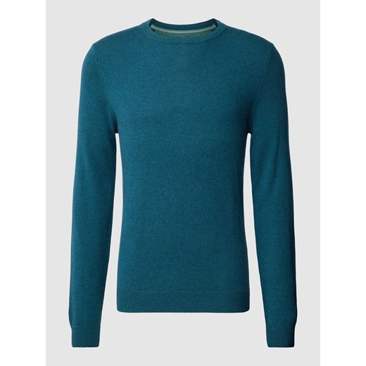 Sweter z dzianiny z efektem melanżu ze sklepu Peek&Cloppenburg  w kategorii Swetry męskie - zdjęcie 168087350