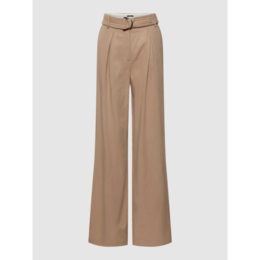 Spodnie materiałowe z zakładkami ze sklepu Peek&Cloppenburg  w kategorii Spodnie damskie - zdjęcie 168087413