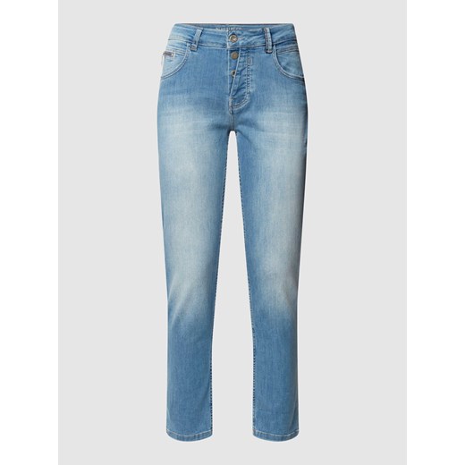 Jeansy o kroju skinny fit z kieszenią zapinaną na zamek błyskawiczny Blue Fire Jeans 26/30 Peek&Cloppenburg  promocyjna cena