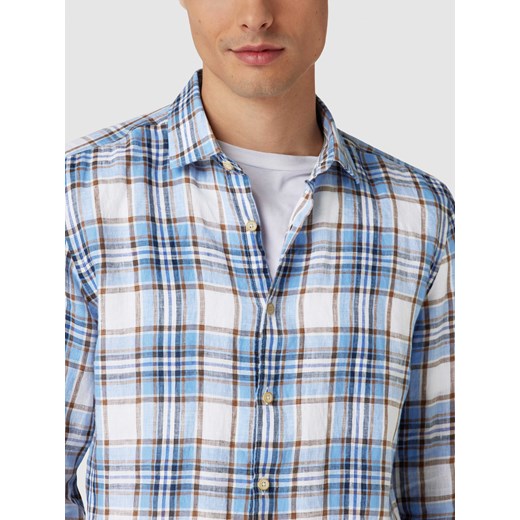 Koszula casualowa o kroju slim fit ze wzorem w kratę Olymp Level Five XL okazyjna cena Peek&Cloppenburg 