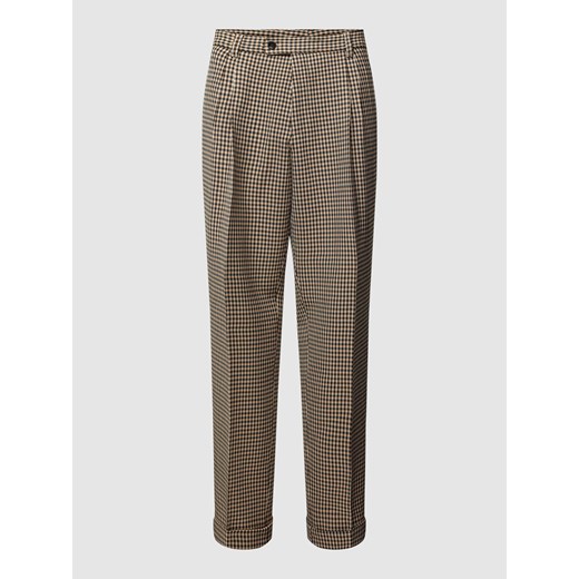 Spodnie do garnituru o kroju slim fit w kant model ‘Fraye’ ze sklepu Peek&Cloppenburg  w kategorii Spodnie męskie - zdjęcie 168089303