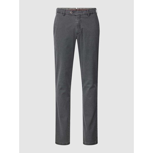 Spodnie materiałowe z zapięciem na guzik ze sklepu Peek&Cloppenburg  w kategorii Spodnie męskie - zdjęcie 168089381