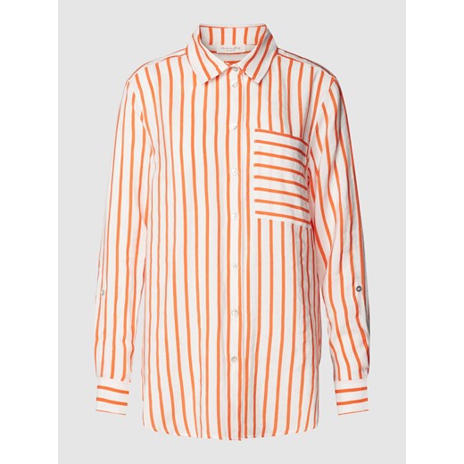 Bluzka koszulowa ze wzorem w paski ze sklepu Peek&Cloppenburg  w kategorii Koszule damskie - zdjęcie 168089464