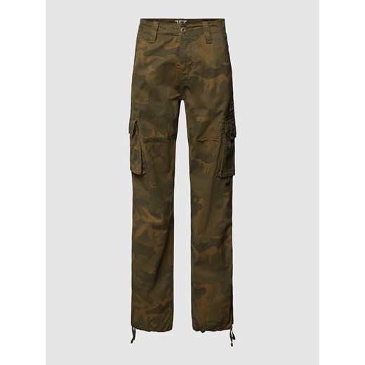 Spodnie cargo ze wzorem na całej powierzchni ze sklepu Peek&Cloppenburg  w kategorii Spodnie męskie - zdjęcie 168090824