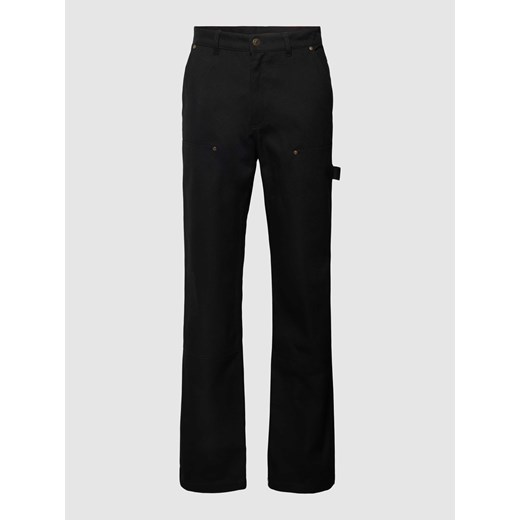 Spodnie materiałowe z detalami z logo model ‘Woven’ ze sklepu Peek&Cloppenburg  w kategorii Spodnie męskie - zdjęcie 168090854