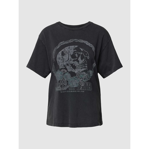 T-shirt z nadrukiem z logo ze sklepu Peek&Cloppenburg  w kategorii Bluzki damskie - zdjęcie 168090861