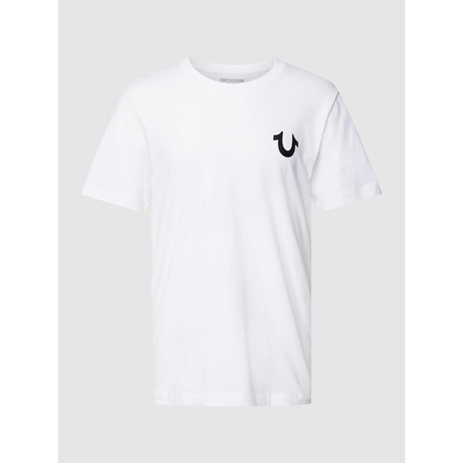 T-shirt z nadrukiem z logo model ‘MULTI LOGO HISTORY’ True Religion XL wyprzedaż Peek&Cloppenburg 
