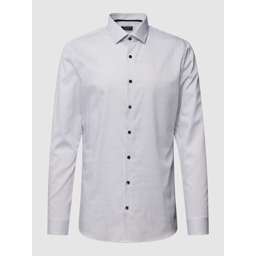 Koszula biznesowa o kroju modern fit ze wzorem na całej powierzchni Olymp No. Six 40 okazyjna cena Peek&Cloppenburg 