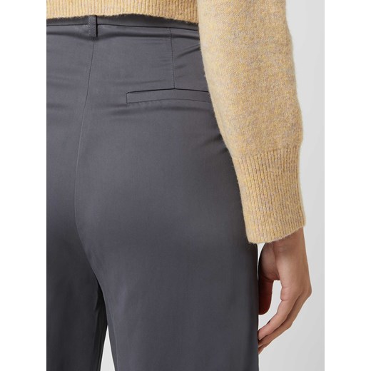 Spodnie z zakładkami w pasie z mieszanki lyocellu model ‘Ramsey’ Jc Sophie 42 okazyjna cena Peek&Cloppenburg 