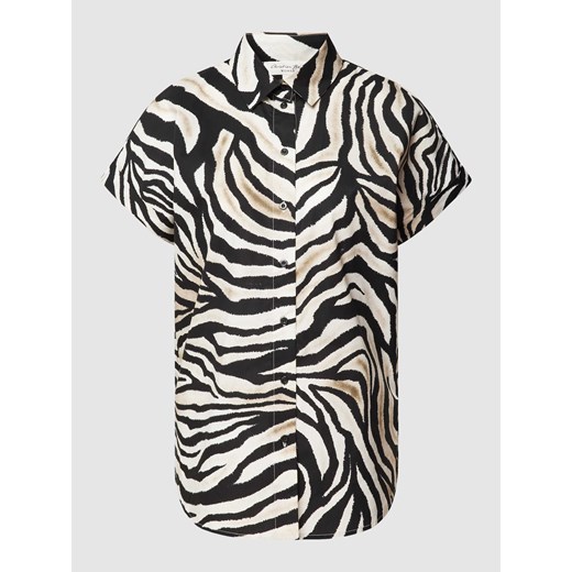 Bluzka koszulowa ze zwierzęcym nadrukiem ze sklepu Peek&Cloppenburg  w kategorii Koszule damskie - zdjęcie 168091604