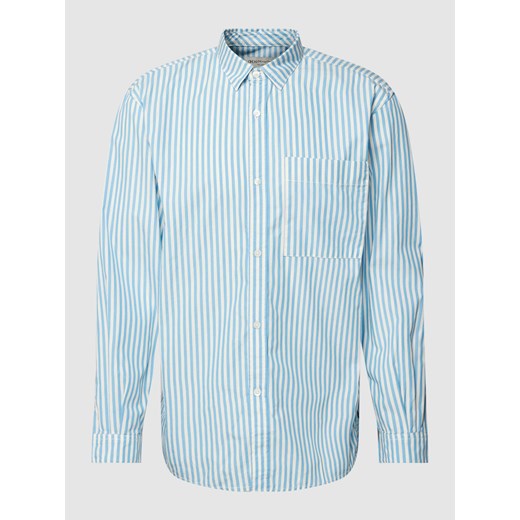 Koszula casualowa ze wzorem w paski model ‘relaxed stripe’ ze sklepu Peek&Cloppenburg  w kategorii Koszule męskie - zdjęcie 168092102
