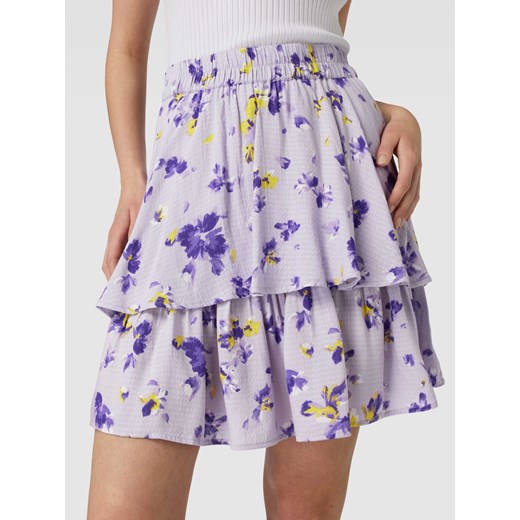 Spódnica mini z kwiatowym wzorem model ‘FENNY’ Yas L Peek&Cloppenburg  okazyjna cena