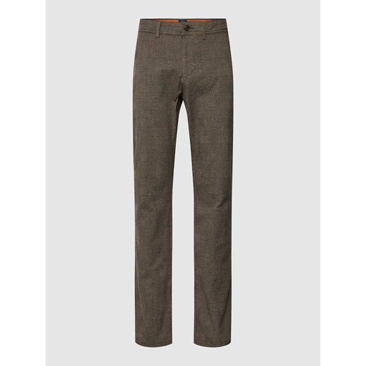 Spodnie do garnituru o kroju slim fit z lamowanymi kieszeniami z tyłu ze sklepu Peek&Cloppenburg  w kategorii Spodnie męskie - zdjęcie 168094552