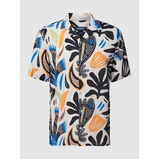 Koszula casualowa o kroju relaxed fit z kwiatowym wzorem na całej powierzchni ze sklepu Peek&Cloppenburg  w kategorii Koszule męskie - zdjęcie 168094821