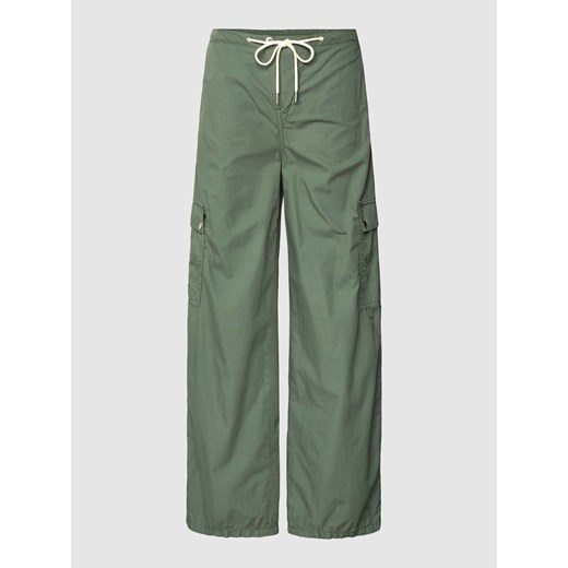 Spodnie z detalami z logo model ‘ALLOY’ ze sklepu Peek&Cloppenburg  w kategorii Spodnie damskie - zdjęcie 168096493