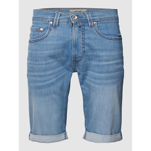 Szorty jeansowe z naszywką z logo Pierre Cardin 30 okazyjna cena Peek&Cloppenburg 