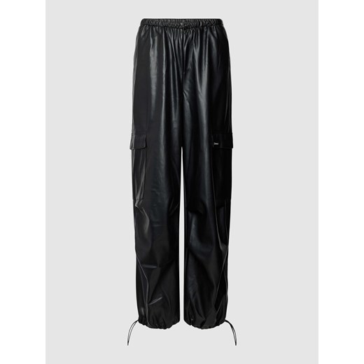 Spodnie cargo w stylu parachute z imitacji skóry ze sklepu Peek&Cloppenburg  w kategorii Spodnie damskie - zdjęcie 168097273