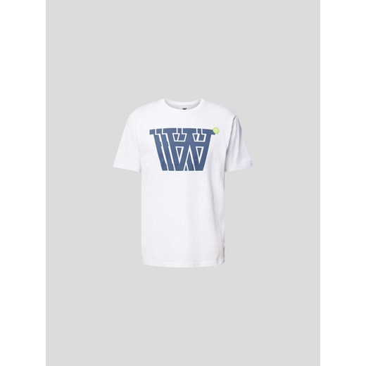 T-shirt z nadrukiem z logo model ‘Ace’ ze sklepu Peek&Cloppenburg  w kategorii T-shirty męskie - zdjęcie 168098241