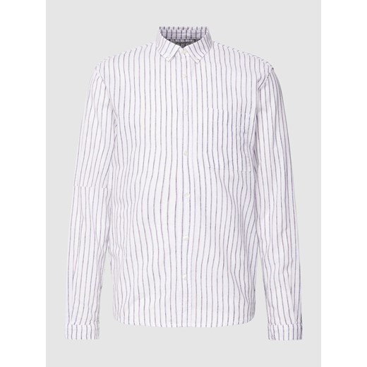 Koszula casualowa o kroju relaxed fit ze wzorem w paski ze sklepu Peek&Cloppenburg  w kategorii Koszule męskie - zdjęcie 168098523