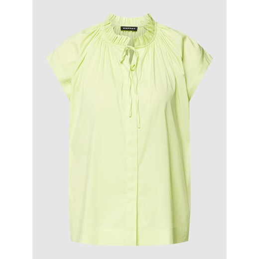 Top bluzkowy z falbankami i wiązaniem ze sklepu Peek&Cloppenburg  w kategorii Bluzki damskie - zdjęcie 168098720
