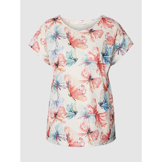 T-shirt z wzorem na całej powierzchni ze sklepu Peek&Cloppenburg  w kategorii Bluzki damskie - zdjęcie 168099503