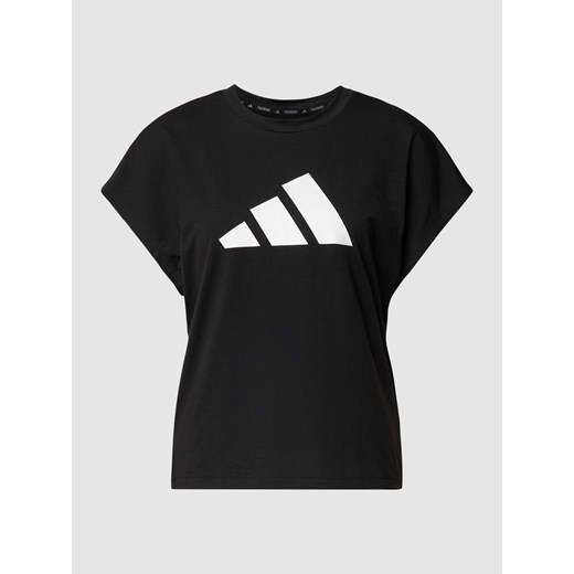 T-shirt z nadrukiem z logo ze sklepu Peek&Cloppenburg  w kategorii Bluzki damskie - zdjęcie 168099554