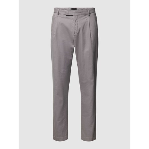 Spodnie materiałowe z lamowaną kieszenią model ‘Sapo’ ze sklepu Peek&Cloppenburg  w kategorii Spodnie męskie - zdjęcie 168099653