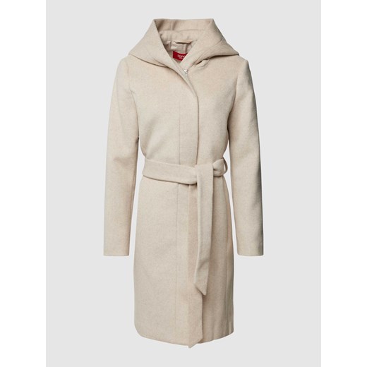Płaszcz z paskiem w talii ze sklepu Peek&Cloppenburg  w kategorii Płaszcze damskie - zdjęcie 168100320