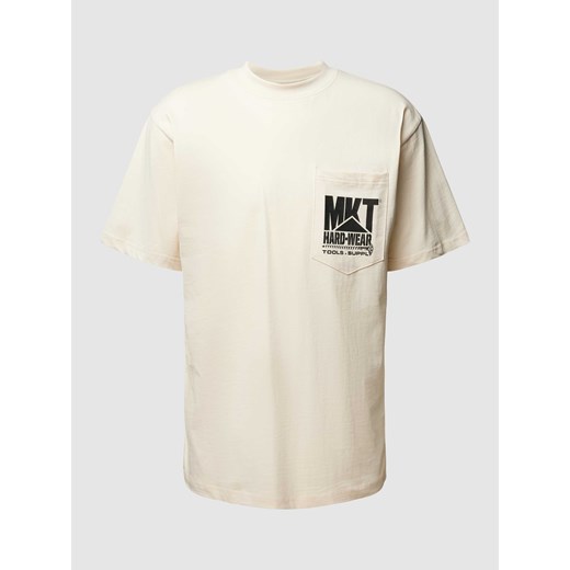 T-shirt z okrągłym dekoltem i kieszenią na piersi ze sklepu Peek&Cloppenburg  w kategorii T-shirty męskie - zdjęcie 168100512