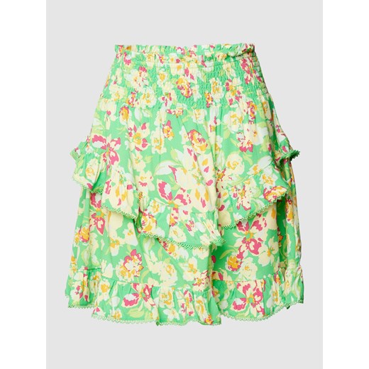 Spódnica mini z wiskozy z kwiatowym wzorem na całej powierzchni model ‘URIA’ ze sklepu Peek&Cloppenburg  w kategorii Spódnice - zdjęcie 168101810