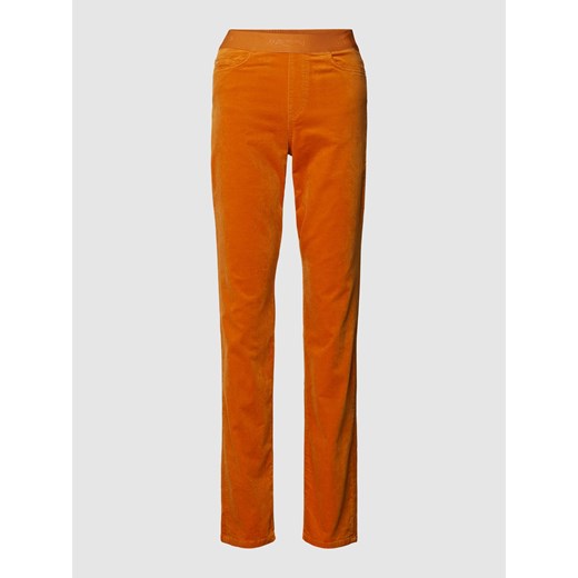 Spodnie materiałowe z elastycznym pasem ze sklepu Peek&Cloppenburg  w kategorii Spodnie damskie - zdjęcie 168102820
