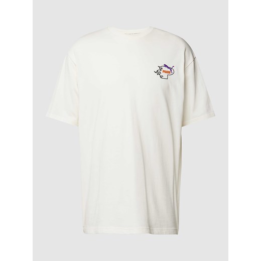 T-shirt z wyhaftowanym logo — PUMA X P&C* ze sklepu Peek&Cloppenburg  w kategorii T-shirty męskie - zdjęcie 168103272