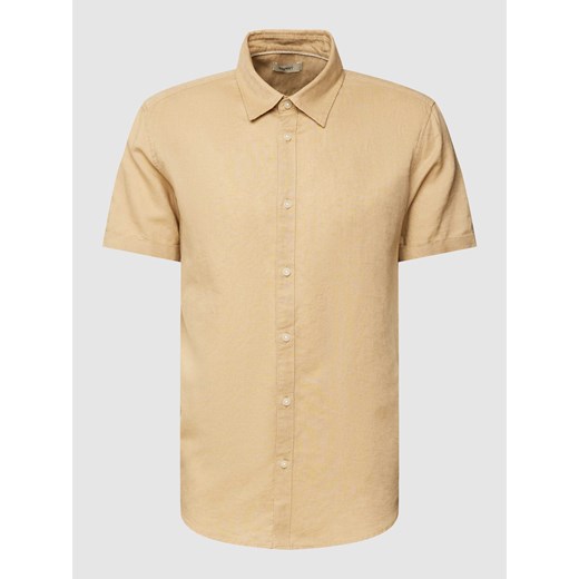 Koszula casualowa o kroju regular fit z krótkim rękawem ze sklepu Peek&Cloppenburg  w kategorii Koszule męskie - zdjęcie 168103771