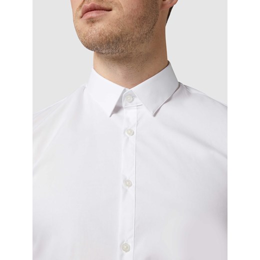 Koszula biznesowa o kroju super slim fit z popeliny Jake*s 37/38 promocyjna cena Peek&Cloppenburg 
