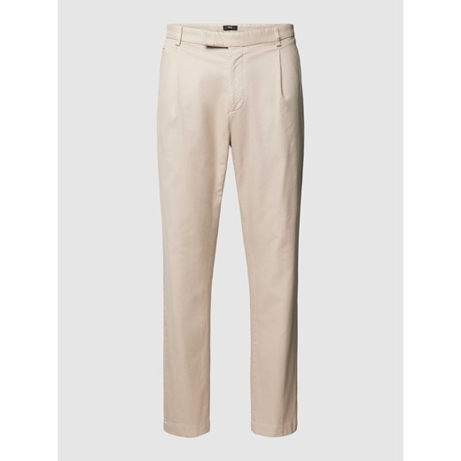 Spodnie materiałowe z lamowaną kieszenią model ‘Sapo’ ze sklepu Peek&Cloppenburg  w kategorii Spodnie męskie - zdjęcie 168103872