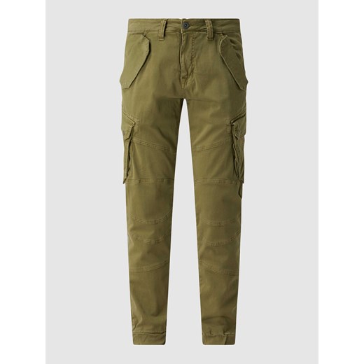 Spodnie cargo z detalami z logo model ‘COMBAT’ ze sklepu Peek&Cloppenburg  w kategorii Spodnie męskie - zdjęcie 168104281
