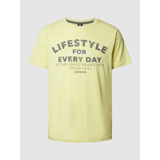 T-shirt z nadrukowanym motywem Lerros XL Peek&Cloppenburg okazyjna cena