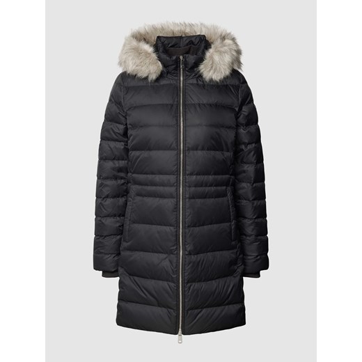 Płaszcz pikowany z kapturem ze sklepu Peek&Cloppenburg  w kategorii Płaszcze damskie - zdjęcie 168105060