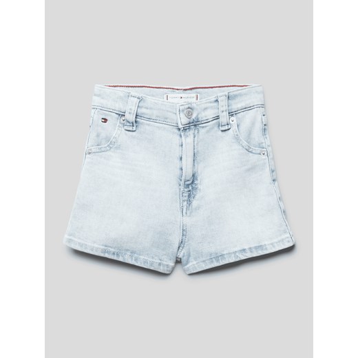 Szorty jeansowe z detalami z logo ze sklepu Peek&Cloppenburg  w kategorii Spodenki dziewczęce - zdjęcie 168106174