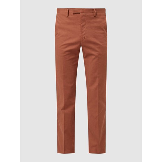 Spodnie do garnituru o kroju regular fit z dodatkiem streczu model ‘Thodd’ ze sklepu Peek&Cloppenburg  w kategorii Spodnie męskie - zdjęcie 168106533