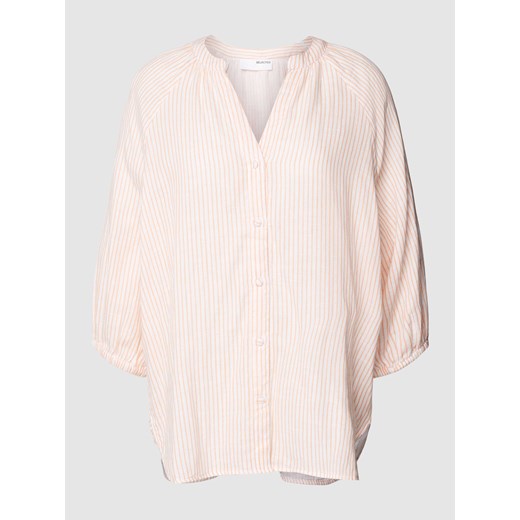 Bluzka z bawełny ze wzorem w paski model ‘ALBERTA’ Selected Femme 40 Peek&Cloppenburg  promocyjna cena