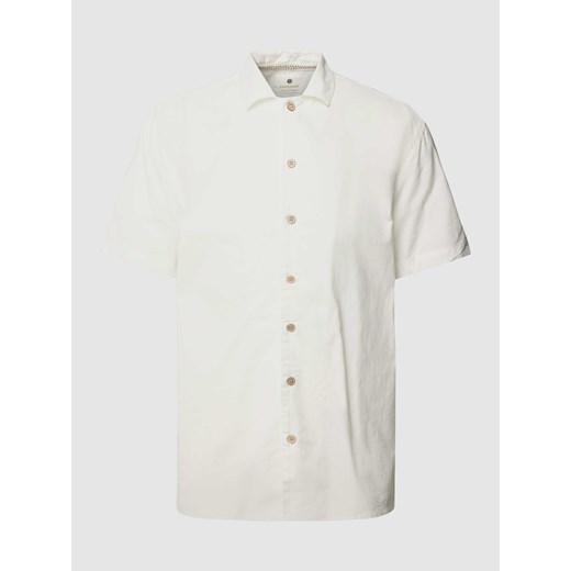 Koszula casulowa o kroju relaxed fit z lnu z kołnierzykiem typu kent ze sklepu Peek&Cloppenburg  w kategorii Koszule męskie - zdjęcie 168108610