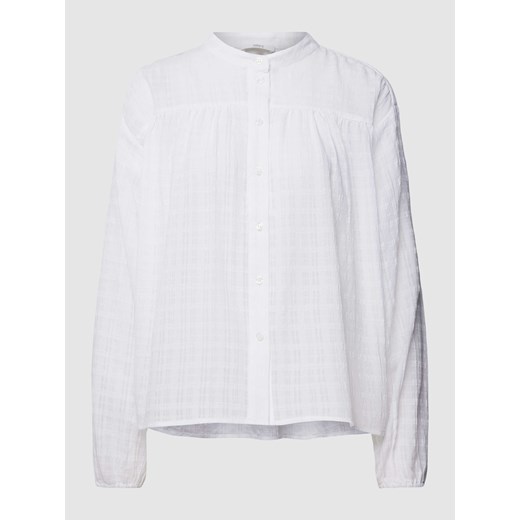 Bluzka koszulowa z bawełny z fakturowanym wzorem 42 promocyjna cena Peek&Cloppenburg 