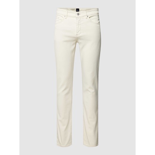 Jeansy o kroju slim fit w jednolitym kolorze model ‘Delaware’ ze sklepu Peek&Cloppenburg  w kategorii Jeansy męskie - zdjęcie 168108673