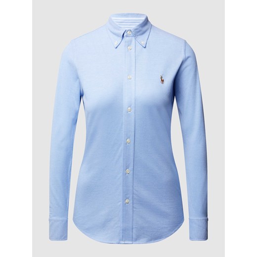 Bluzka o kroju skinny fit z piki ze sklepu Peek&Cloppenburg  w kategorii Koszule damskie - zdjęcie 168109133